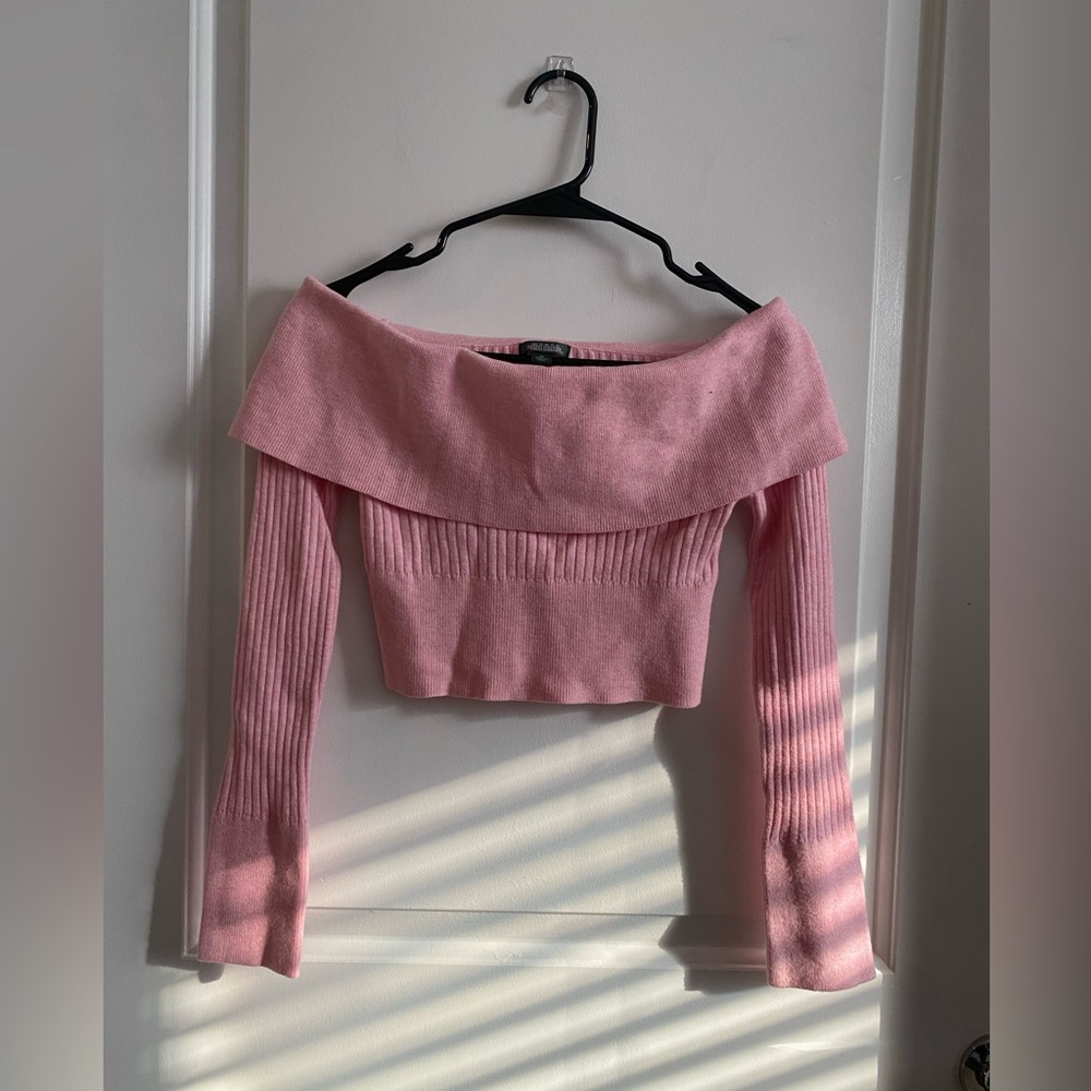 Wild Fable Blush Off-Shoulder Sweater